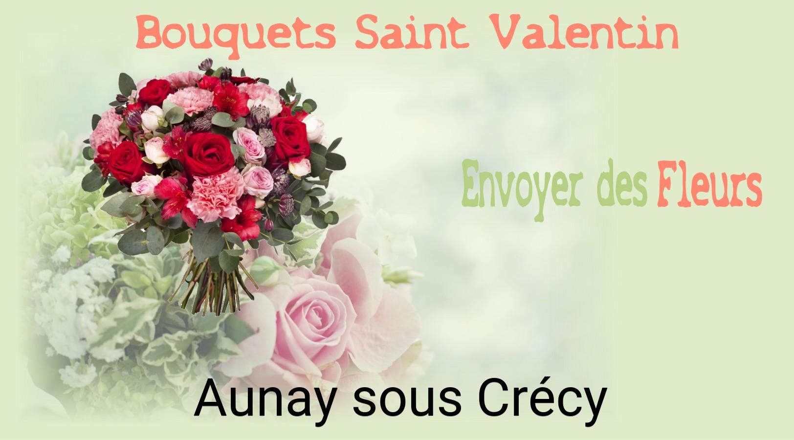 Roses de Saint-Valentin livrées à Aunay-sous-Crécy